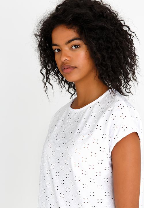 edit - Lace Tee White