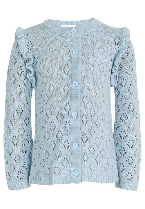 See-Saw - Cardi with Frill Detail Blue