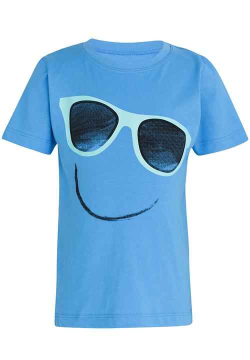 Name It - Boys Printed T-shirt Blue