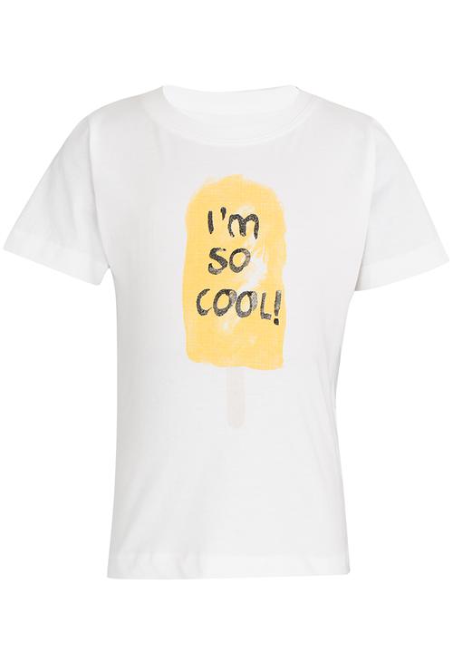 Name It - Printed T-shirt White