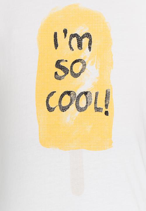 Name It - Printed T-shirt White