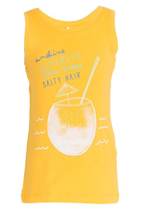 Name It - Printed Tee Yellow