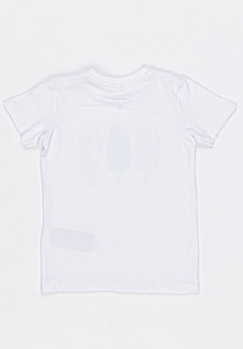 Name It - Printed Tee White