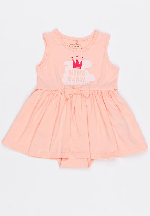 Soobe - Printed Dress Coral