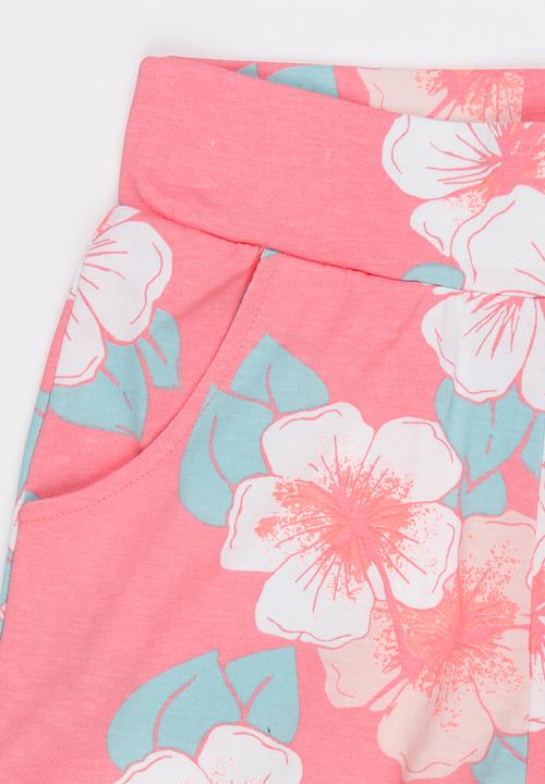 Name It - Printed Shorts White