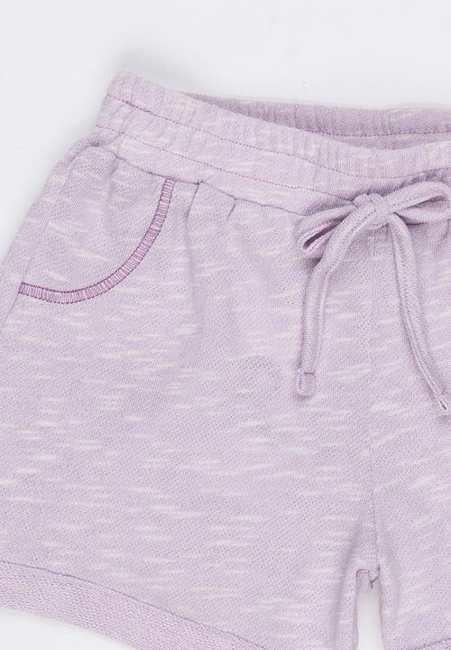 Rebel Republic - Fleece Shorts Mid Purple