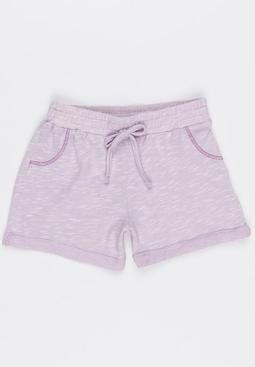 Rebel Republic - Fleece Shorts Mid Purple