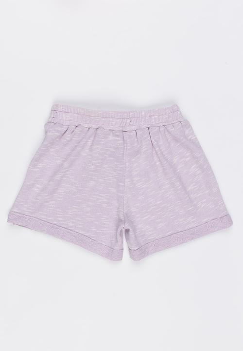 Rebel Republic - Fleece Shorts Mid Purple