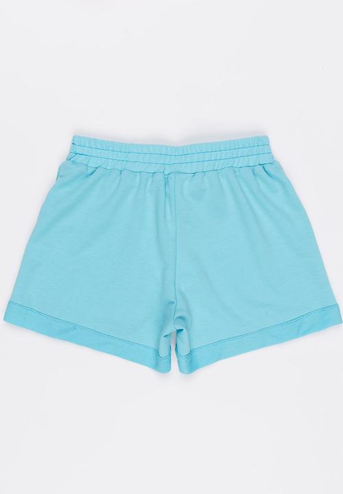 Rebel Republic - Fleece Shorts Mid Blue