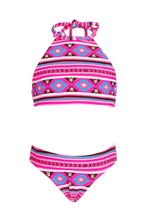 Sun Things - Halter Top & Basic Panty Set Multi-colour