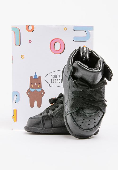 shooshoos - South Face High  Top Sneaker Black