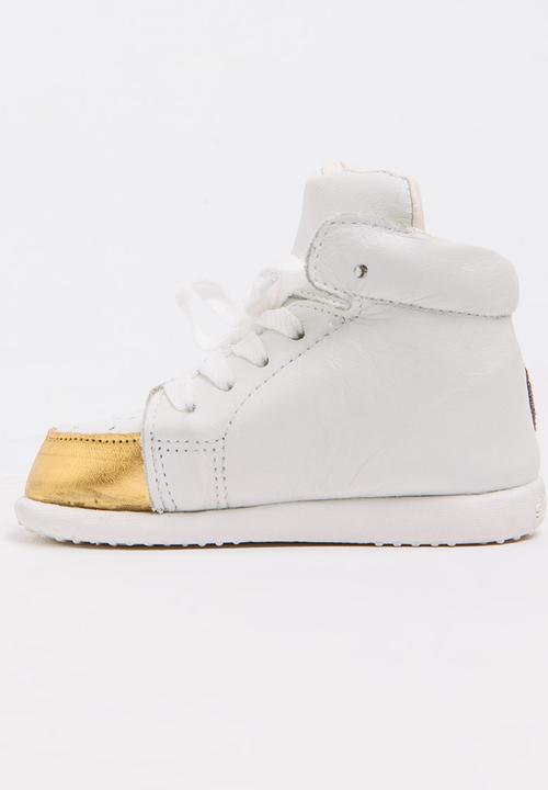 shooshoos - Mix Kick High  Top Sneaker White