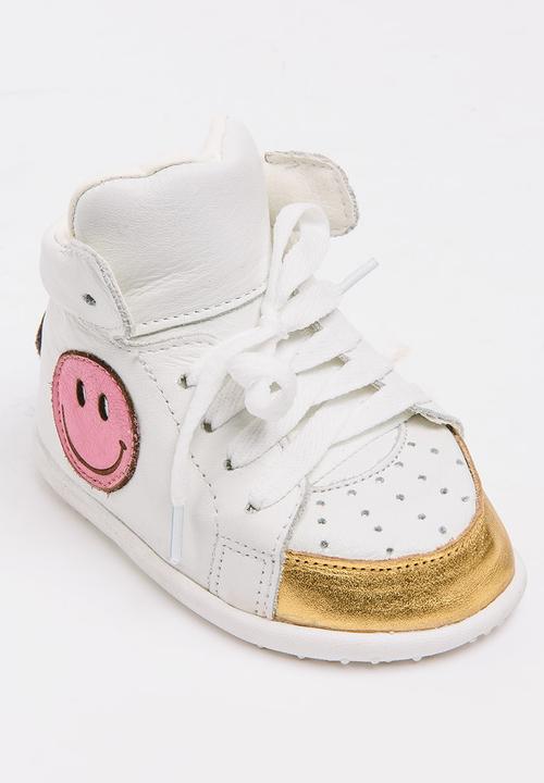 shooshoos - Mix Kick High  Top Sneaker White