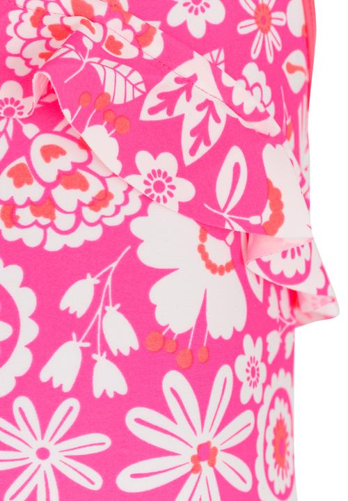 Pop Candy - Printed Full Piece Swimsuit Mid Pink