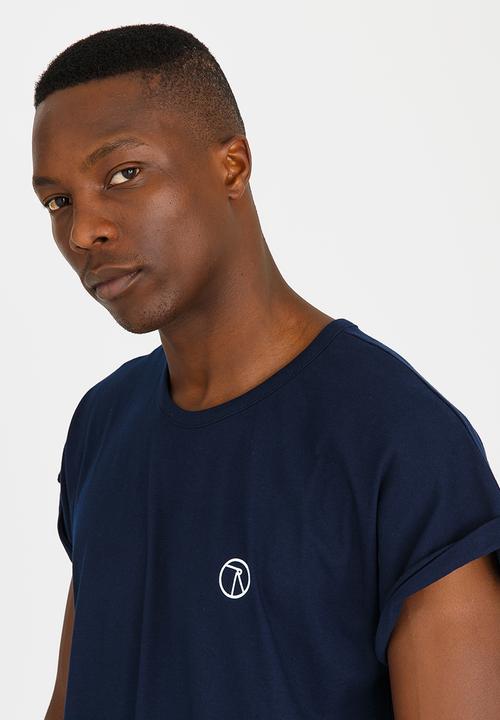 Resist - Oversized Longline T Shirt Navy