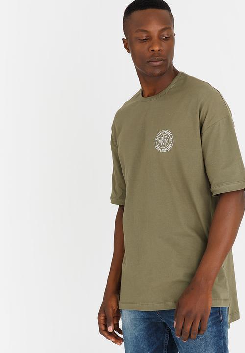 Resist - Oversized T Shirt Khaki Green
