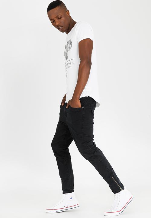 ankle zip joggers