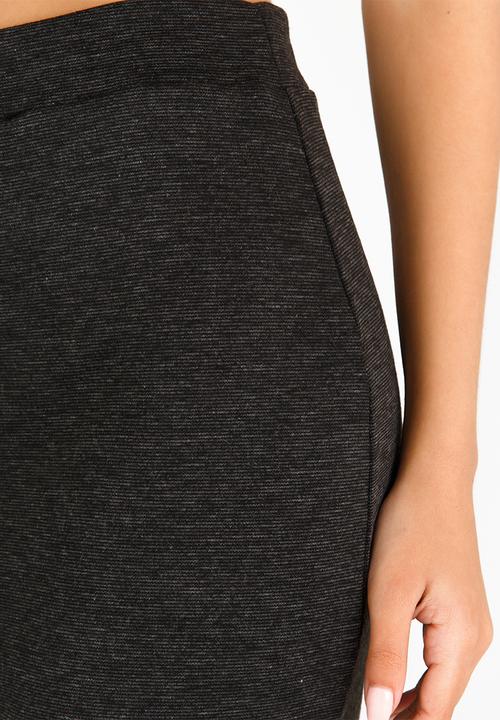 c(inch) - Basic Midi Skirt Dark Grey