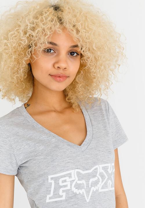 Fox - Cortex V-neck Tee Pale Grey