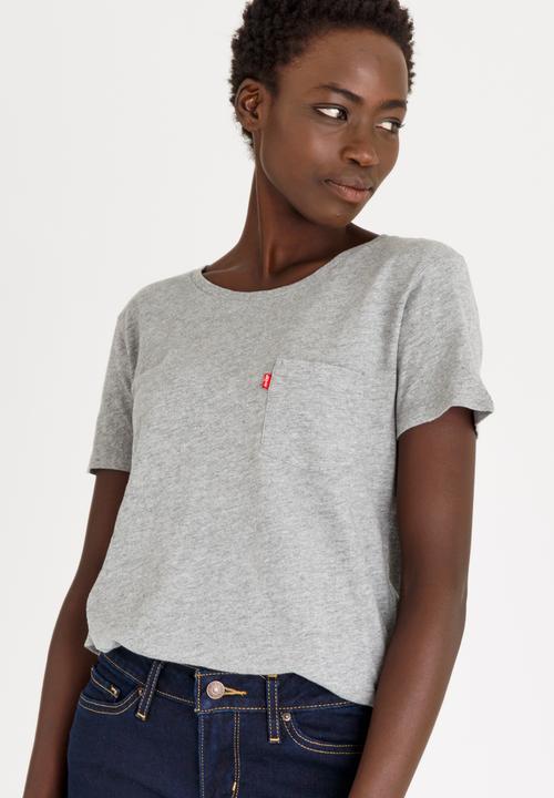 Levi’s® - Perfect Pocket Crew T-shirt Grey