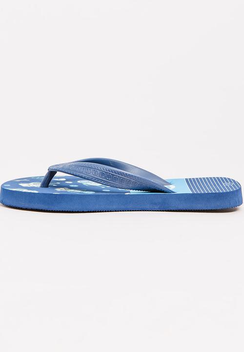 World Tribe - Outerspace Flip Flops Navy