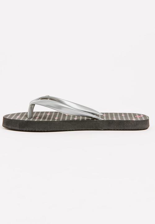 World Tribe - Valentine Flip Flops Black
