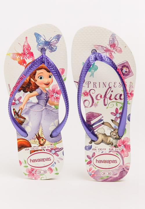 Havaianas - Kids Slim Princess Sofia Flip-flop White