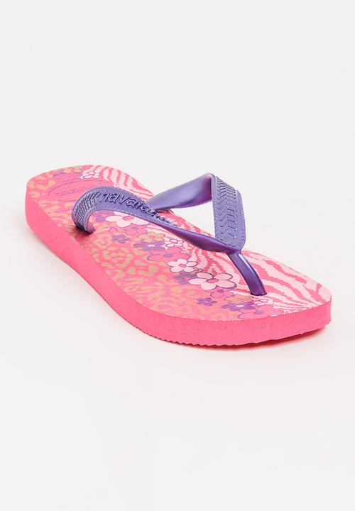 Havaianas - Kids Flores Flip-flops Pale Pink