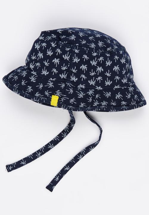 Name It - Printed Boys Hat Navy