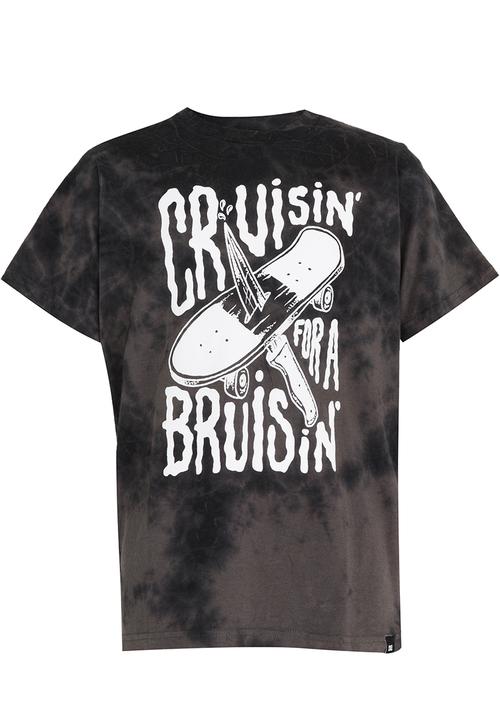 DC - Cruiser Bruiser  Short Sleeve Boys Tee Black