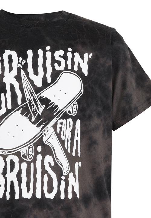 DC - Cruiser Bruiser  Short Sleeve Boys Tee Black