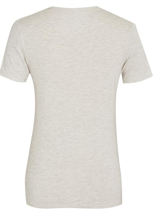 Name It - Printed Tee Pale Grey