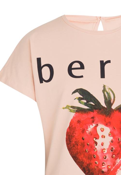 Name It - Printed Tee Pale Pink