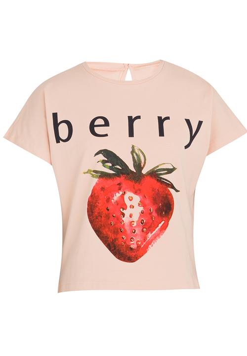 Name It - Printed Tee Pale Pink