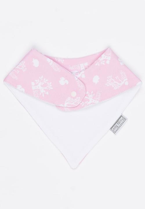 Poogy Bear - Woodlands Bib Mid Pink