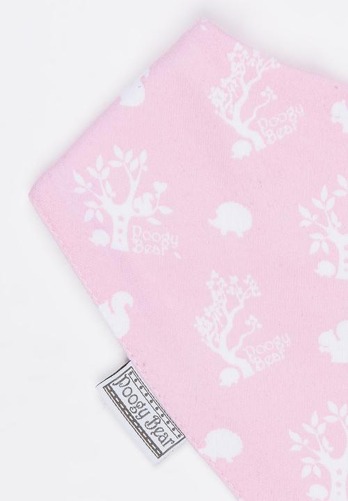 Poogy Bear - Woodlands Bib Mid Pink