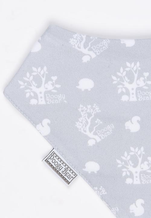 Poogy Bear - Woodlands Bib Grey