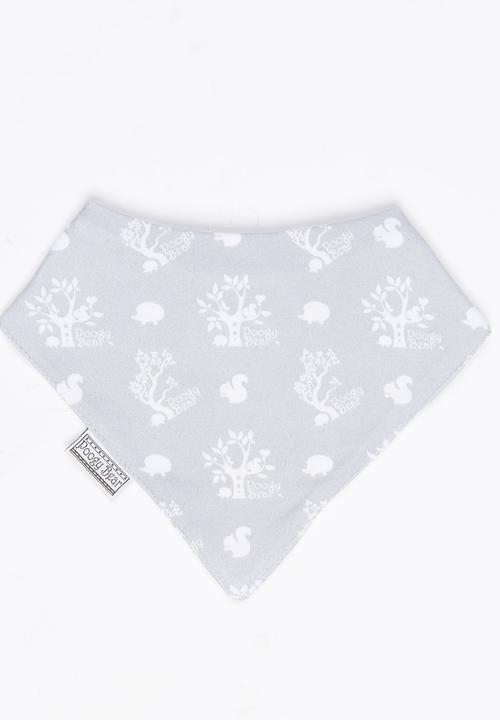 Poogy Bear - Woodlands Bib Grey