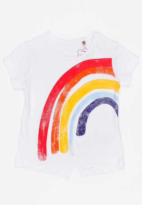 Soobe - Short Sleeve Printed  Tee White