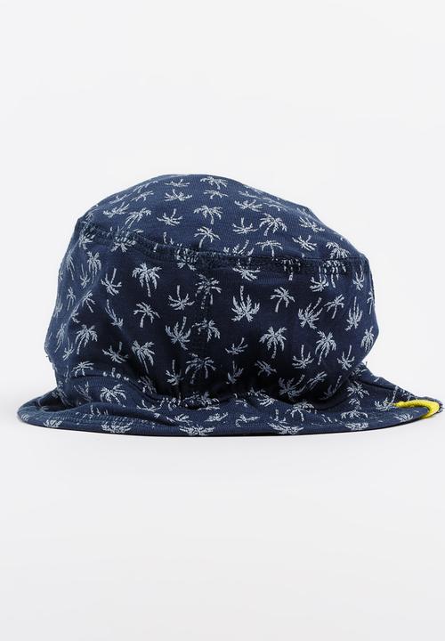 Name It - Printed Boys Hat Navy
