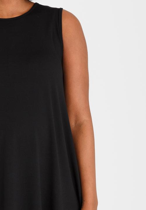 edit Maternity - Swing Vest Black