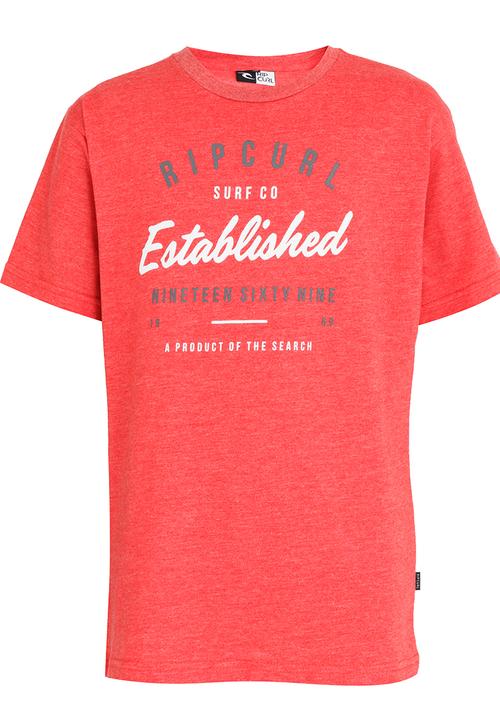 Rip Curl - Young Pioneer Tee Red
