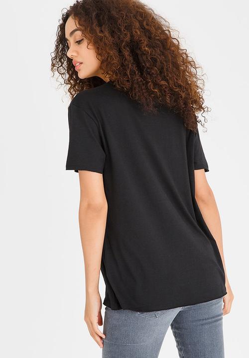 GUESS - Guess Split Seam 81 Tee Black