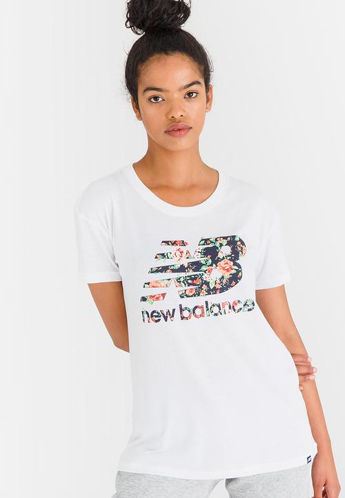 New Balance  - NB Logo T-shirt White