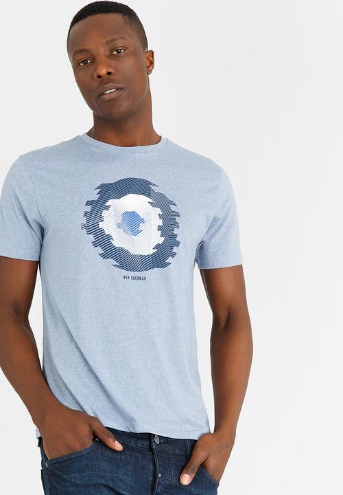 Ben Sherman - Blurred Target Tee Blue