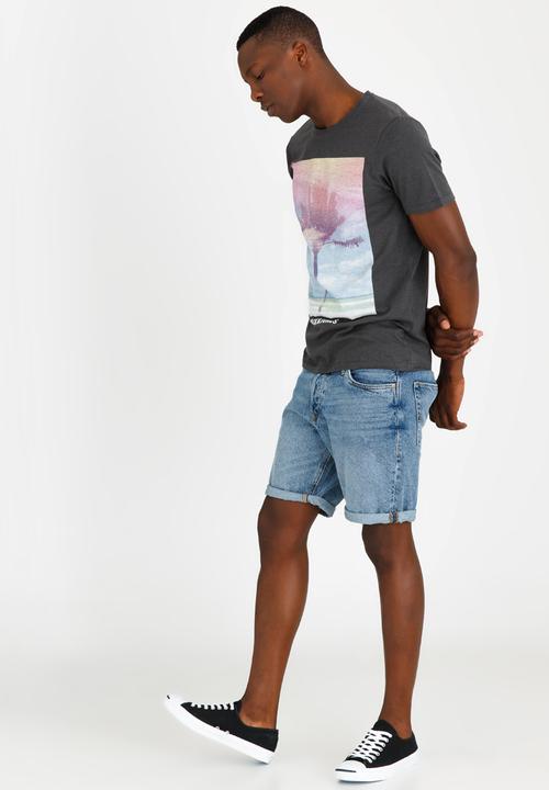 Jack & Jones - Creek Tee Charcoal