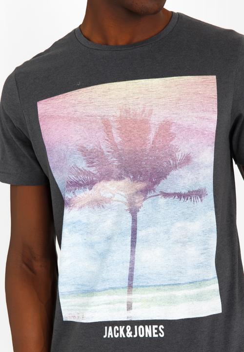 Jack & Jones - Creek Tee Charcoal
