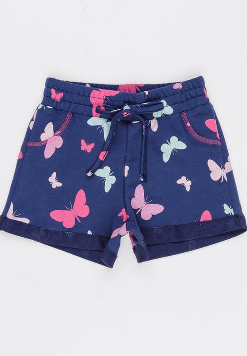 See-Saw - Girls Fleece Shorts Navy