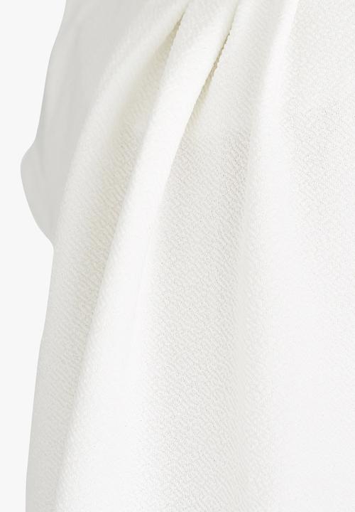 See-Saw - Shift Dress with Front Pleat Detail Milk