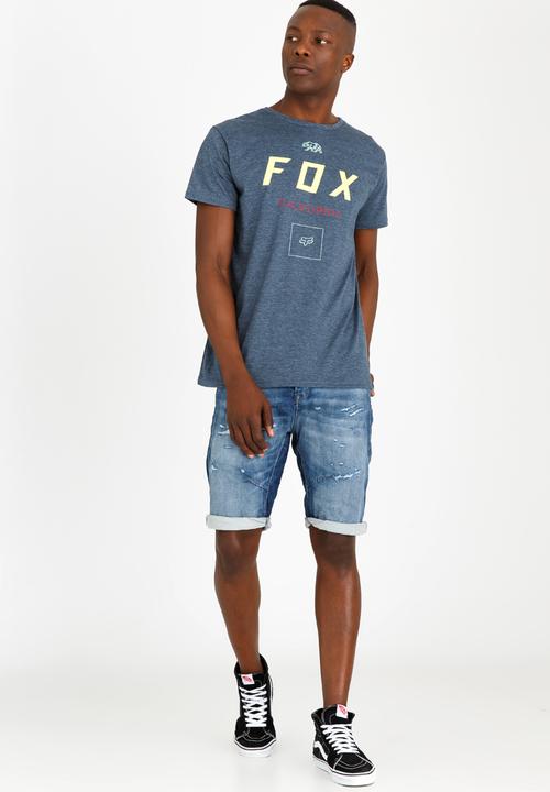 Fox - Growled Tee Blue